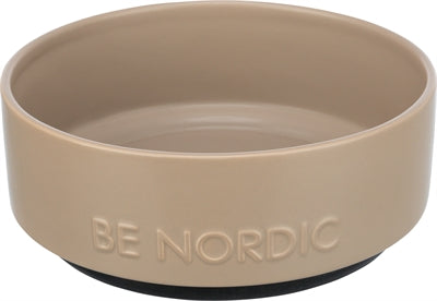 Trixie Be Nordic Food Bowl pies ceramiczna gumowa taupe