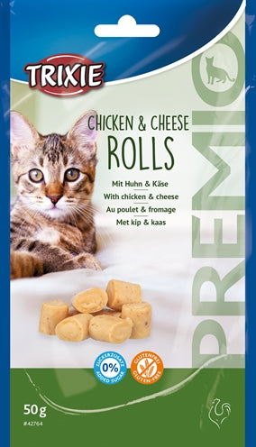 Trixie Premio Chicken Chicke Rolls for Cats Gluten -Free