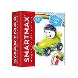 Smartmax ma première voiture - construction de voiture de course magnétique - ensemble de véhicules colorés - jouets éducatifs pour les tout-petits - à partir de 1 an