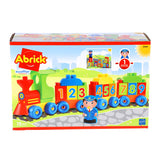 Abrick ecoiffier písmena a čísla lokomotivy