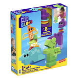 Mega blocks squeak and crunch dinosaurs
