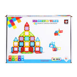 Science magnetic tiles - 45 pieces 6.5 cm