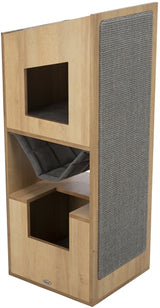 Trixie Citystyle Cat Tower Brown Grey