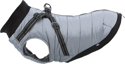 Trixie Hondsmantel Pontis mat Harness grau