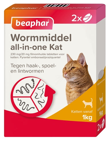 Beaphar Wormer todo en uno gato