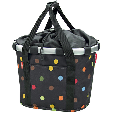 Klickfix rixen kaul shopper bag bikebasket shopping bag r k bikebasket dots