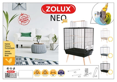 ZOLUX BIRD CLOTH NEO JILI BLACK