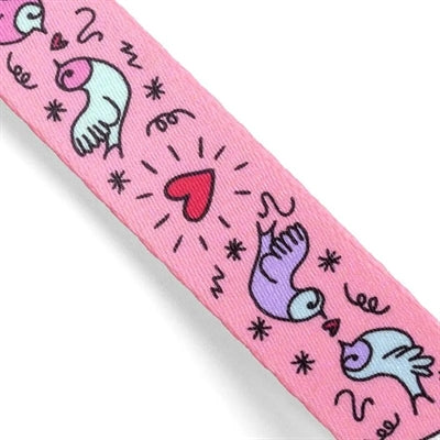 Morso Collar Hond verwäert séiss Tweet Pink