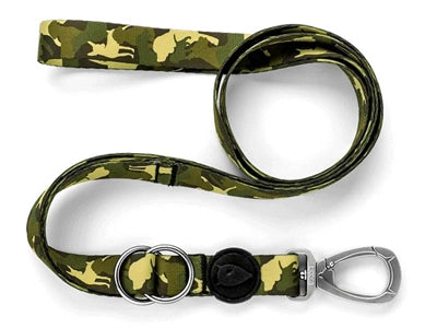 Morso Dog leash adjustable recycled full metal dog brown