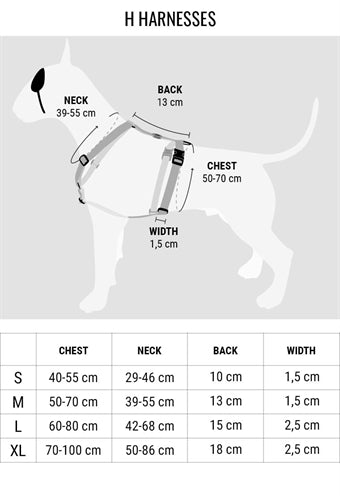 Morso Dog Harness H-Her genanvendt fuld metalhundbrun