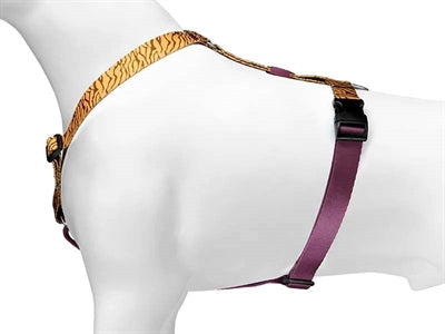 Morso Dog Harness H-Her återvunnen djungeltrumma Oranje