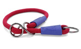 Morso Half Slip Collar Dog Rope Rope recyclé rouge velours rouge