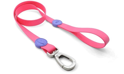 Morso Dog leash Waterproof Recycled Passion Pink Pink