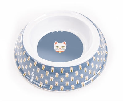 Martin Food Bowl Piting Bin Cat Melamine Japan Assorti