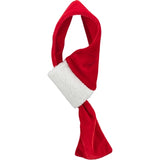 Trixie Xmas sjaal fluweellook rood wit