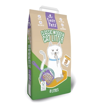 Easypets Pellets de madera biodegradable lámpara de gato