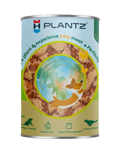 Henart Plantz Fleesch Poulet Stécker zu Jelly