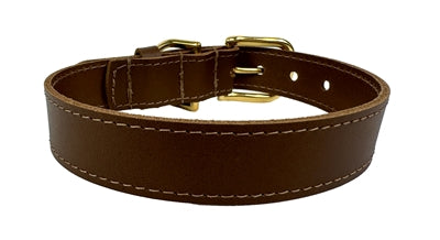 Sazzz Collar Dog Braveheart Leather Sadel Brown Brown