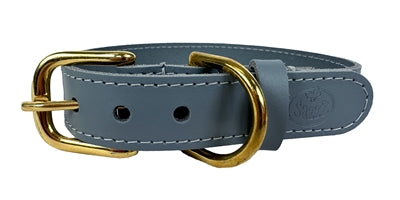 Sazzz Collar Dog Braveheart Leather Light Blue