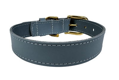 Sazzz Collar Dog Braveheart Leather Light Blue