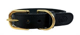 Chien de collier sazzz braveheart en cuir noir