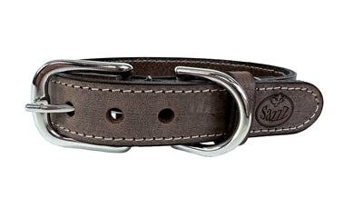 Sazzz Kragen Hund Nomad Vintage Leder braun