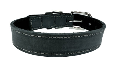 Sazzz Collar Dog Nomad Vintage Leather Anthracite