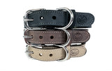 Sazzz Halsband hond nomad vintage leer bruin