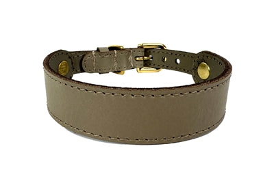 Sazzz Collar Dog Sweetie Leather Taupe