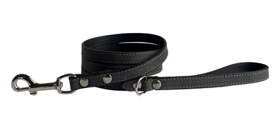 Sazzz chien ceinture intrépide anthracite en cuir vintage