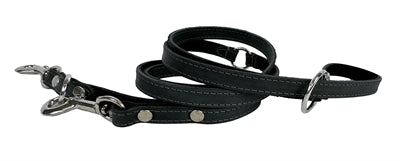 Sazzz Dog Belt Fearless Vintage Justerbar læderantracit