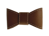 Sazzz Vlinderstrik Glamper Leather Saddle Brown