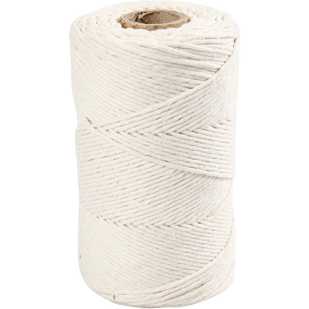 Firma Creativ Macrame Cord Off-White, 198m
