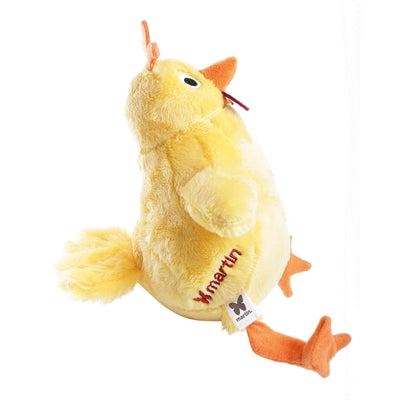 Martin Dog Toys Chicken Plush Yellow Recycled