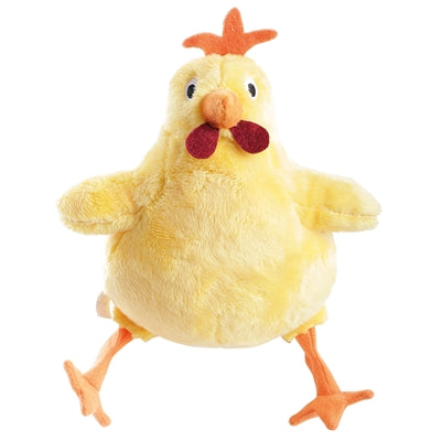 Martin Dog Toys Chicken Plush amarillo reciclado