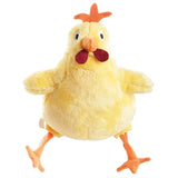 Martin Dog Toys Chicken Plush amarillo reciclado