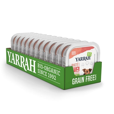 Yarrah Dog Alu Bio Pate Chicken Salmon med tang