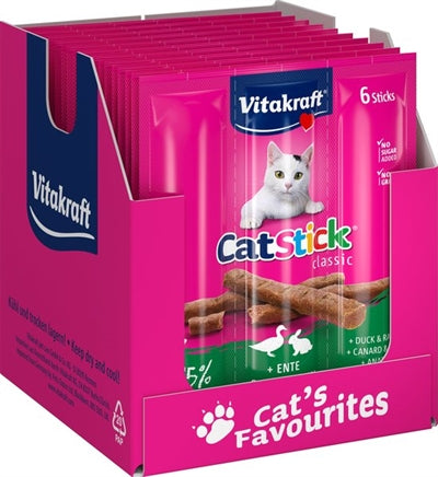 Vitakraft Cat-Stick Mini Duck mat Kanéngchen