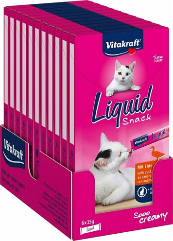 Vitakraft Cat Liquid Snack Duck B-glucan