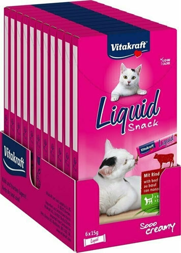 Vitakraft Cat Liquid Snack Beef Inulin