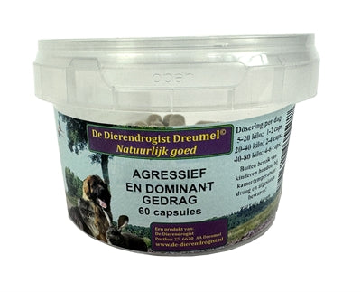 Dierendrogist Agressief dominant capsules