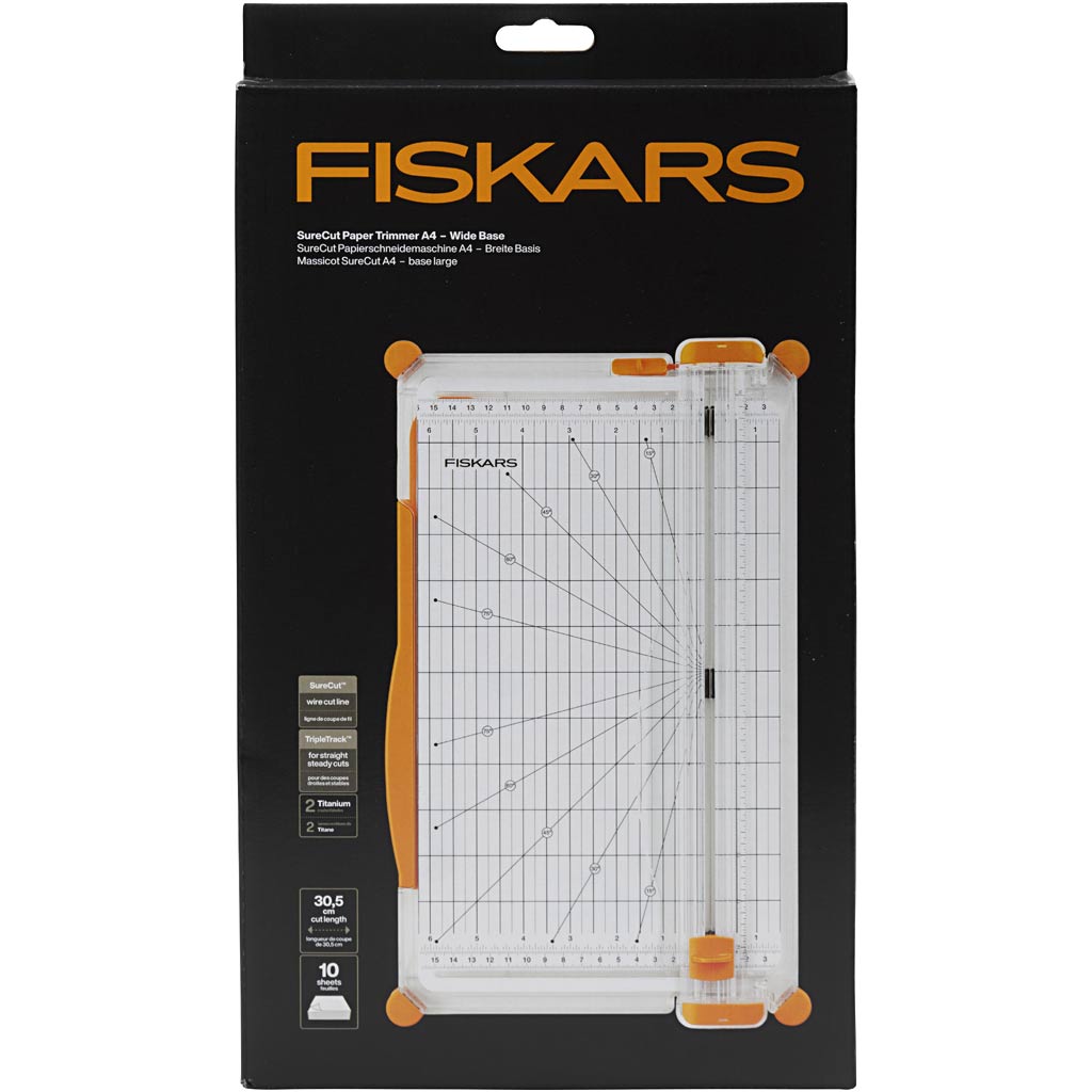 Fiskars papirkutter, størrelse 30x37 cm, 1 stk
