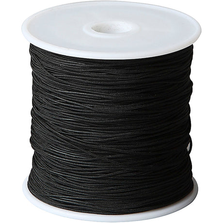 Creativ Company Polyester Cord Black 1 mm, 50m