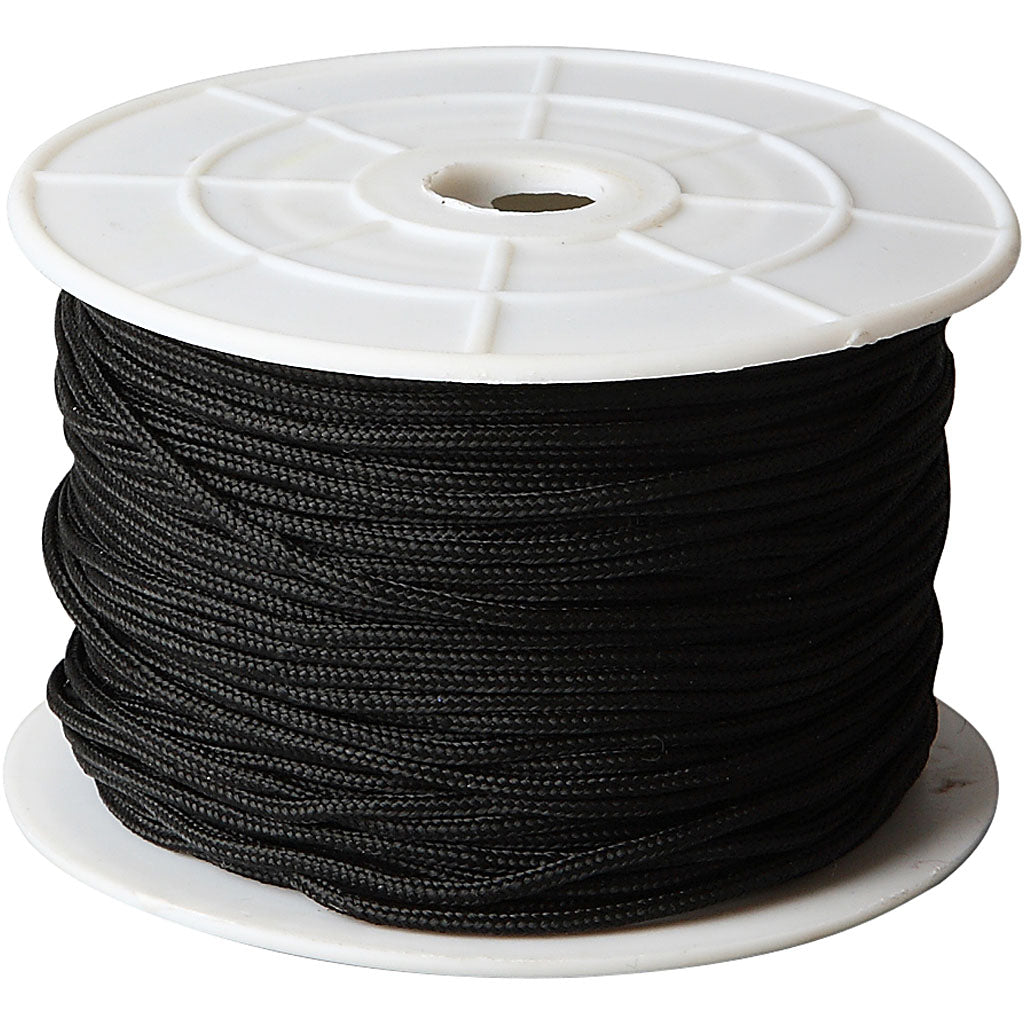 Https: www.cchobby.nl polyester-cord-thickness-1-8-mm-black-50-m-1-roll