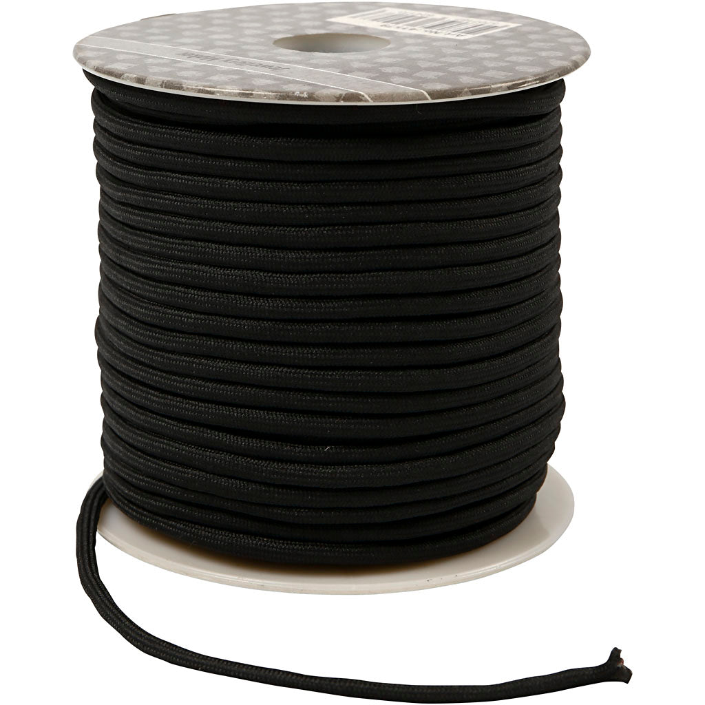 Creativ Company polyester cord black, 40m
