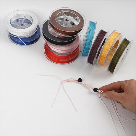 Creativ Company Poliester Cord barva, 10x50ml