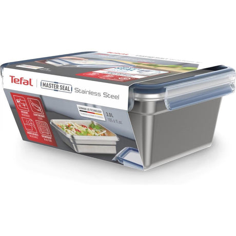 Tefal Tefal MasterSeal Vershoudbakje 3L RVS Blauw