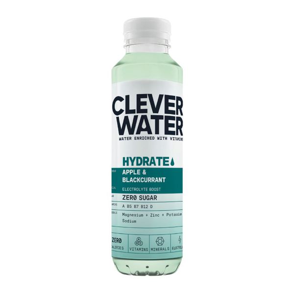 Clever Water Hydrate Apple Blackcurrant PET 500ml