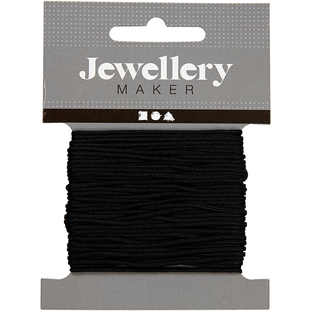 Creative Compility Macrame Cord Schwaarz, 10m