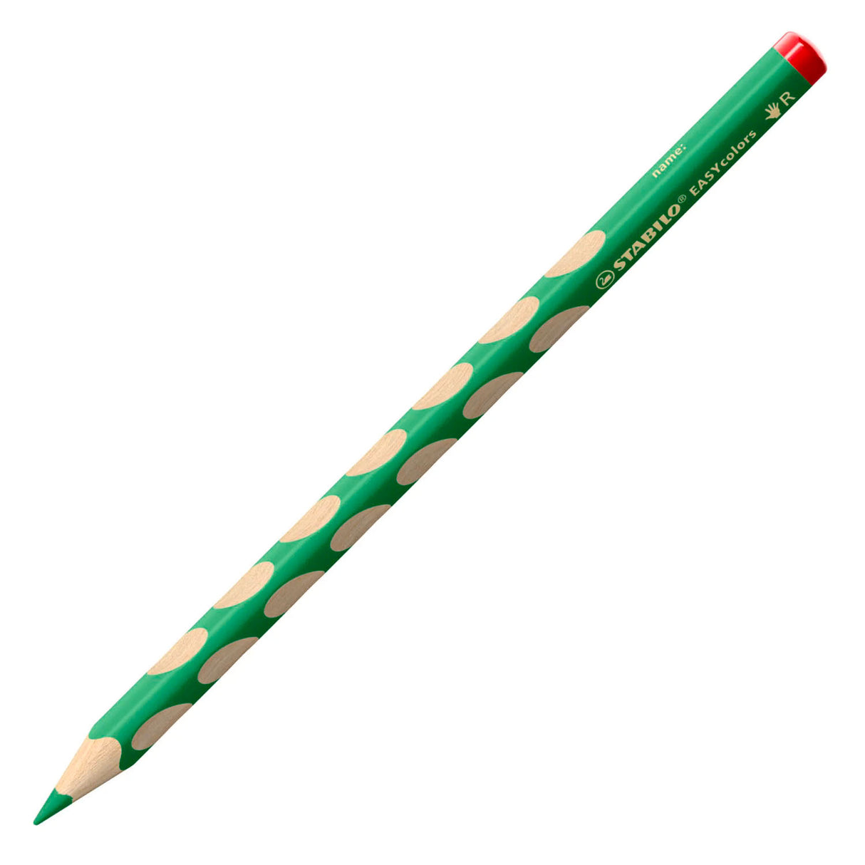 Stabilo easycolors right-handed colored pencil - opaque green